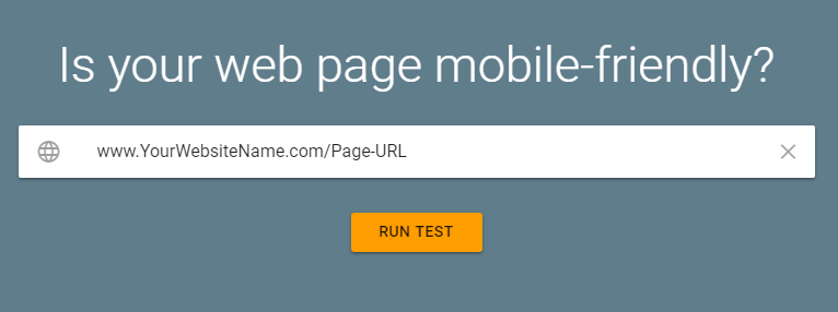 URL of your webpage and wait for this tool to do its magic
