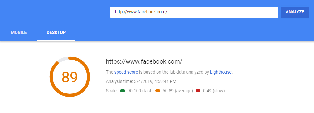  Google Page Insights