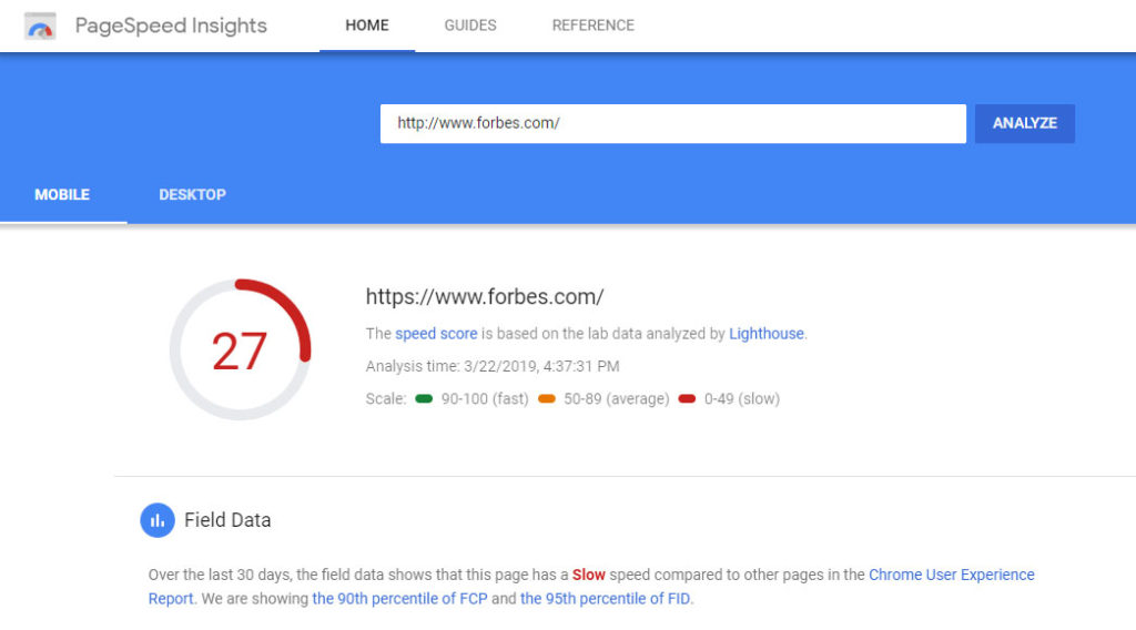 Forbes-PageSpeed-Insight-Test-for-Mobile-SEO