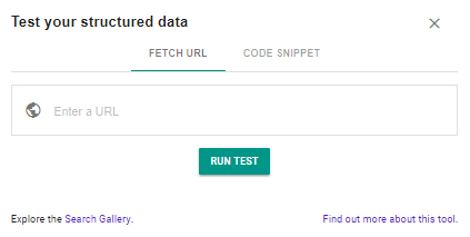 Google’s Structured Data Testing Tool