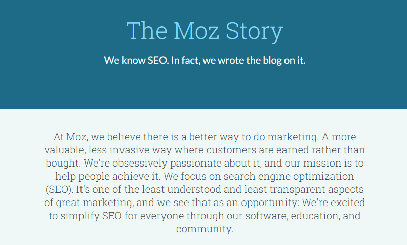 The moz story