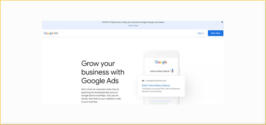 Grow business with google ads