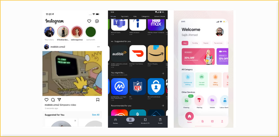 mobile app design trends