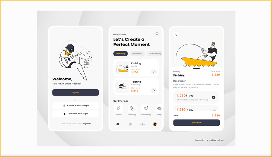 mobile app design trends