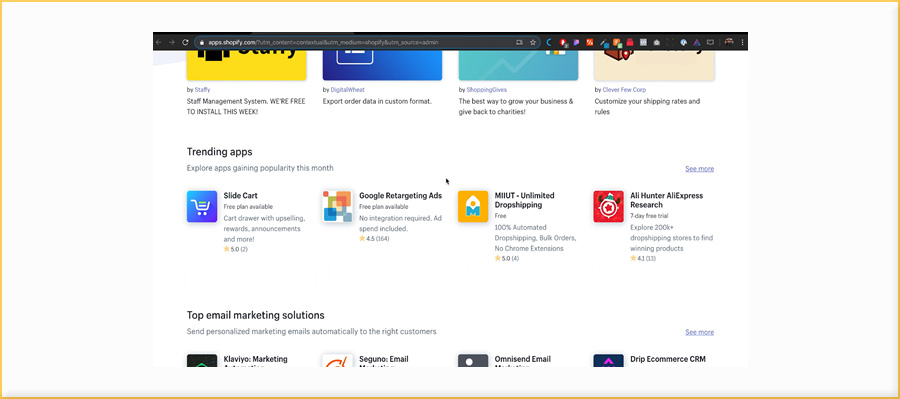 shopify apps 